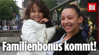 Das kaufen Eltern von den 300 Euro  Familienbonus [upl. by Cocke836]