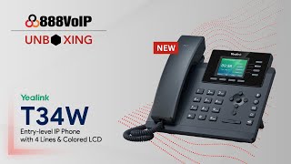 888VoIP  Yealink T34W Unboxing Video [upl. by Verneuil40]