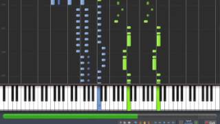 Beethoven  Piano Sonata 23  Appassionata  3rd Movement Synthesia Piano Tutorial [upl. by Aiouqahs]