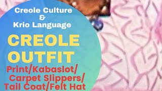 Creole Culture and Krio Language Creole Outfits [upl. by Dnalyk]