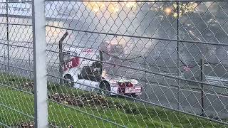 Brands Hatch Nov 2023 Truck Racing Crash [upl. by Naryt]