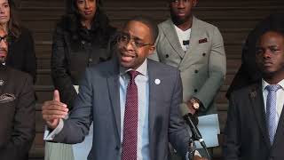 Senator Myrie Speaks at Gun Violence Prevention Press Conference [upl. by Royal]