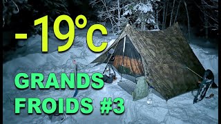 GRANDS FROIDS EP3  BIVOUAC HIVERNAL À 19° C 22°F  RANDONNÉE RAQUETTES amp ZPACKS DUPLEX  4K [upl. by Neelyk]