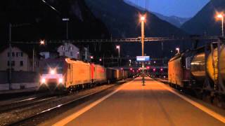 24 Stunden Bahnverkehr Gotthard am 1516710 [upl. by Mir]