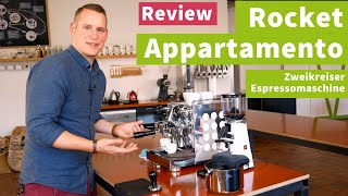 Rocket Appartamento Espressomaschine  Super Espresso amp Verbesserungspotential Review [upl. by Dahle]