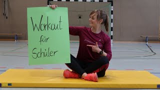 4 WORKOUT FÜR SCHÜLER  Zirkeltraining zum Mitmachen [upl. by Iralam]