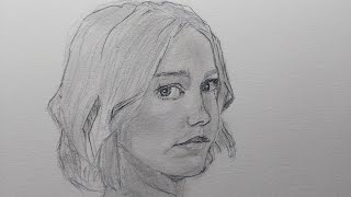 Emma Myers Drawing Tutorial – Mastering the Art of Portraiture How to draw Face by Loomismethod [upl. by Court]