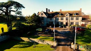 Aerial View of Billesley Manor Hotel [upl. by Eitten]