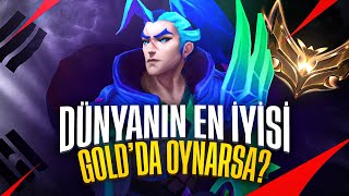 Dünyanın en iyi Yasuosu Kore gold eloda oynarsa [upl. by Annert]