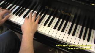 E flat Major Scale For Piano [upl. by Leahcin]