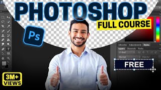 Adobe Photoshop Course for Beginners 12 Hours  Photoshop Tutorial for All Shapes amp Tools [upl. by Hurleigh]