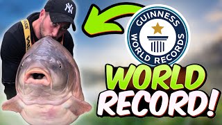 The BIGGEST Carp Ever Caught In The World 🤯 [upl. by Akinuahs]