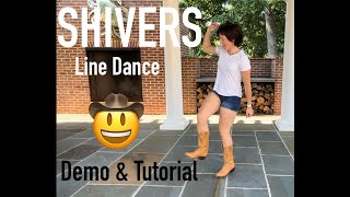 quotShiversquot Line Dance Demo amp Tutorial [upl. by Mat]