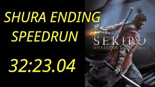 【隻狼SEKIRO】Speedrun Any 修羅エンド 322304IGT【PB】 [upl. by Eceertal]