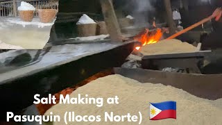 How the salt made in the Philippines Salt making factory [upl. by Drofiar]