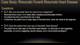 Unit 7 Rheumatic Fever Case Study [upl. by Heshum]