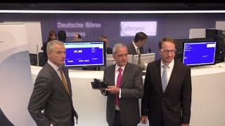 Börsengang IPO der Siltronic AG  Börse Frankfurt [upl. by Halfon]