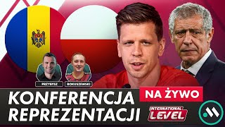 SZCZÄSNY I SANTOS NA KONFERENCJI PRZED MOĹDAWIA  POLSKA W EL EURO 2024  STUDIO [upl. by Jacobsohn]