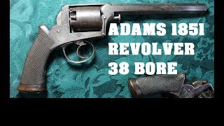 50 Caliber Revolver  Adams 1851  Giant British Victorian Handgun [upl. by Bihas438]