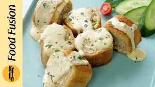 Malai Chicken Rollups Recipe by Food Fusion [upl. by Gerty828]