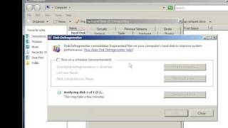 Server 2008 Windows 7 defragment a hard drive [upl. by Leummas747]
