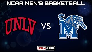 UNLV Rebels vs Memphis Tigers  NCAA Mens Basketball Live Scoreboard [upl. by Aihset251]