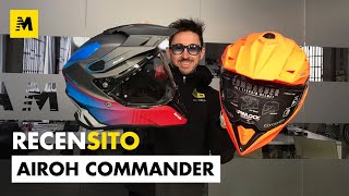 Airoh Commander Casco onoff in fibre composite ENG FRA sub [upl. by Durning]