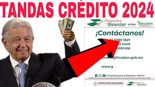 🎉OJO💥 TANDAS🔥CRÉDITOS 🎁PRESTAMOS BIENESTAR 2024 INICIAN REGISTROS Y REQUISITOS [upl. by Ayojal857]