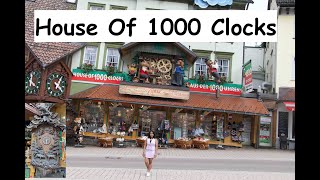 Triberg Black Forest house of 1000 clocks  cuckoo clocks [upl. by Soutor950]