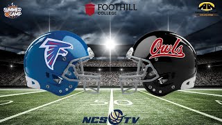 West Hills vs Foothill College Football LIVE 9223 [upl. by Dunc107]