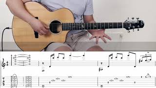 Photo Album Tutorial with TABS Fingerstyle Guitar  Yuki Matsui 松井祐貴  指彈结他教学  PART 1 [upl. by Dloniger528]