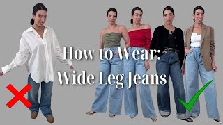 Dos amp Donts Wide Leg Jeans  Styling Rules [upl. by Yoshi]