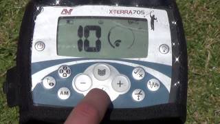 Minelab Xterra 705 Beach Settings [upl. by Krawczyk197]