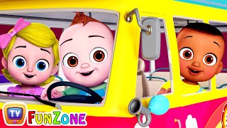 Color Song  The Wheels On The Bus  ChuChu TV Funzone Nursery Rhymes amp Toddler Videos [upl. by Rolyab]