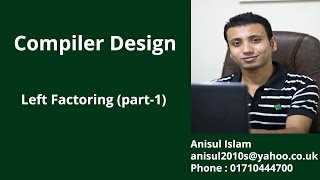 Compiler Design Bangla Tutorial 16  Left Factoring Part1 [upl. by Nirehtac]