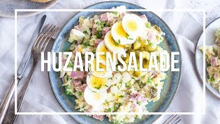 Zelf maken Huzarensalade  OhMyFoodness [upl. by Hollerman]