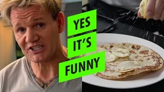 Gordon Ramsays Crispy Pancake Recipe [upl. by Rosner]