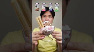 EATING SHAVED ICE FROM LOCAL MILK asmr mukbang [upl. by Mikahs]