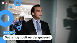 Thierry Baudet krijgt straf en mag een week niet vergaderen [upl. by Erret487]