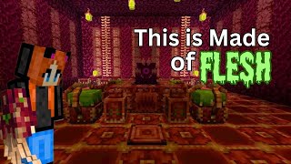 This Mod is Disgusting  Minecraft Horror Mod Biomancy [upl. by Bollay]