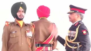 Maj Nitish Tyagi Saina Madam Gallantry Award 2024 Army Day Parade  Army Day Parade indianarmy [upl. by Gaven]