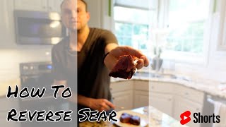 How to Reverse Sear Steak in 60 Seconds  Filet on a Traeger Grill Shorts [upl. by Ahseryt]