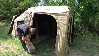 CarpFevernet  Ревю на палатка RIDGEMONKEY Escape XF2 Compact Plus Porch Extension [upl. by Ahsok276]