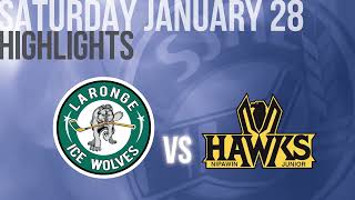 Highlights La Ronge Ice Wolves vs Nipawin Hawks Jan 28th [upl. by Cecelia]