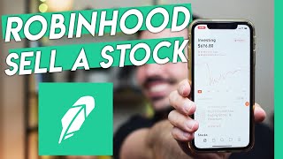 How To Sell Your Stocks on Robinhood  Quick Tutorial [upl. by Eiuqnimod212]