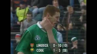 LIMERICK V CORK HIGHLIGHTS 1996 MUNSTER HURLING CHAMPIONSHIP [upl. by Teferi987]