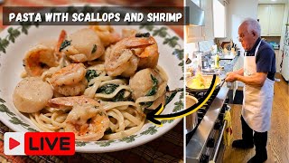 Pasta with Shrimp and Scallops by Pasquale Sciarappa [upl. by Elly]