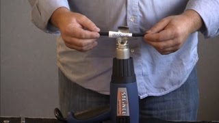 How To Use a Heat Gun for Heat Shrink Tubing [upl. by Boone685]