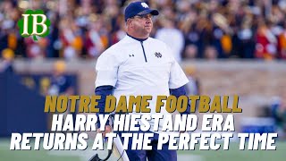 Harry Hiestand Returning To Notre Dame At The Perfect Time [upl. by Hilel]