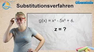 Substitutionsverfahren  Funktionen  Oberstufe ★ Übung 1 [upl. by Eimile239]